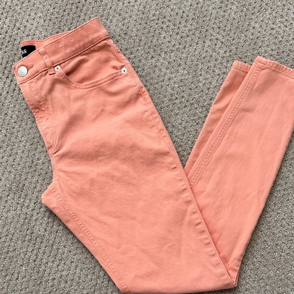Express Women's Coral Skinny Jeans - Picture 1 of 5